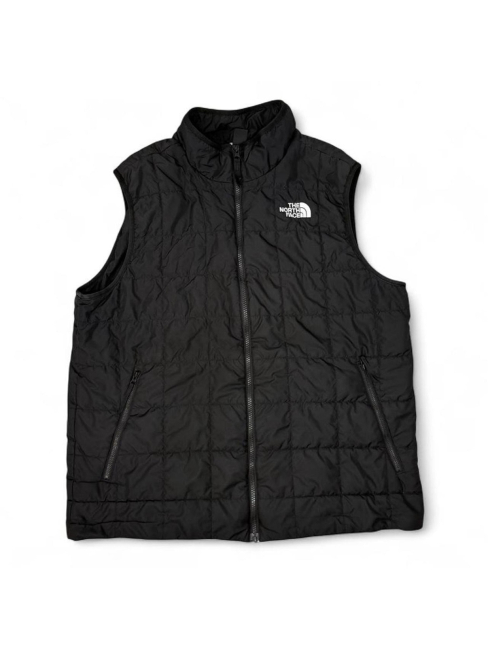 The North Face black puffer vest - Size L